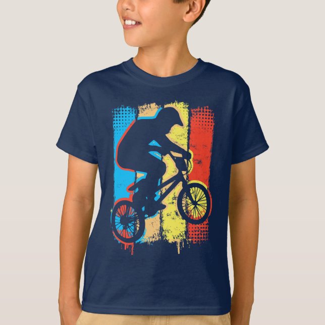 Vintage Bmx Bike - Bmx T-Shirt - Bmx Apparel (Front)