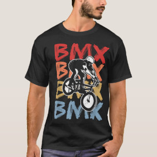 Vintage BMX Biker Gift Freestyle Stunt BMX Bike T-Shirt