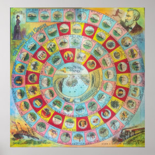 Vintage Board Games - Art Print