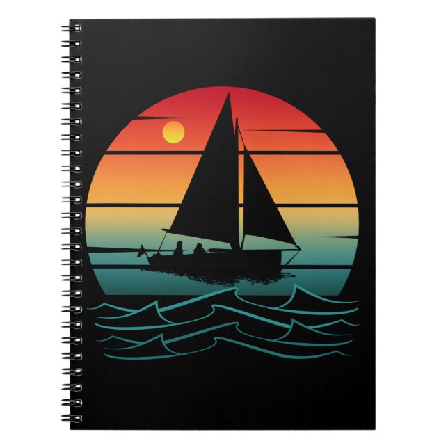 Vintage Boating Notebook (Front)