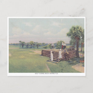 Vintage Boca Grande, Florida Golf Course Postcard