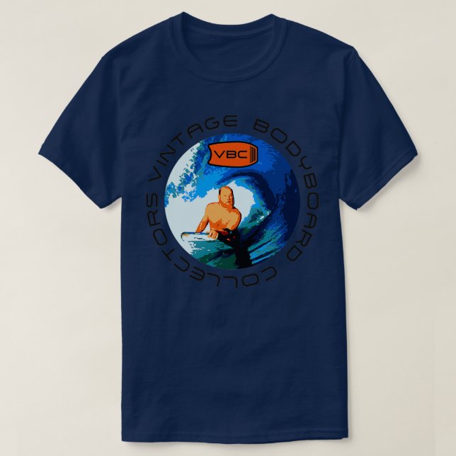 Vintage Bodyboard Collectors Design T-Shirt (Design Front)
