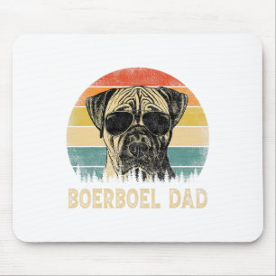 Vintage Boerboel Dad Dog Lovers Father#39;s Day Te Mouse Mat