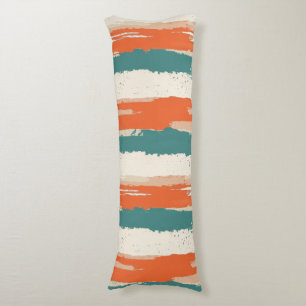 Vintage Bohemian Watercolor Striped (2) Body Cushion