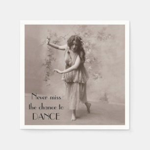 Vintage Bohemian Woman Napkin