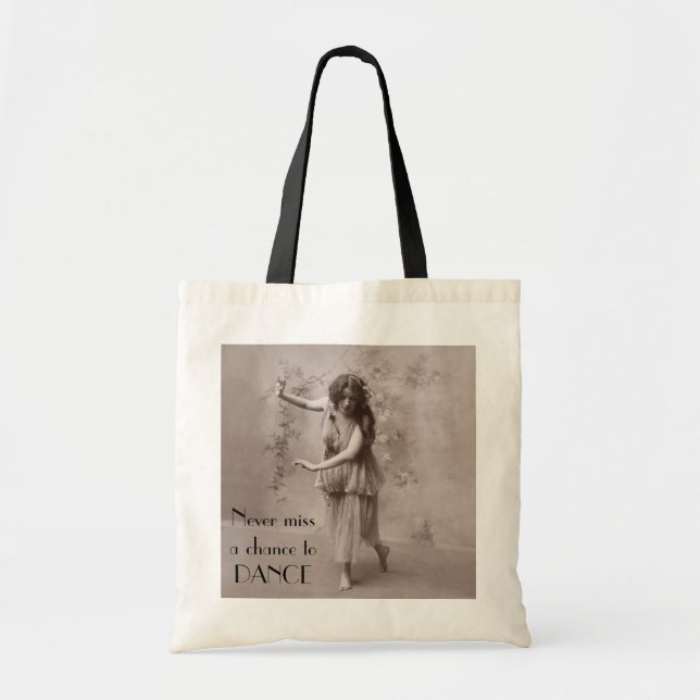 Vintage Bohemian Woman Tote Bag (Front)