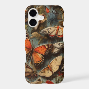 Vintage Boho Butterflies Colourful Pattern