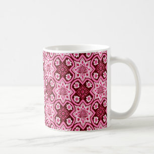 Vintage Boho Chic Floral Pattern Coffee Mug