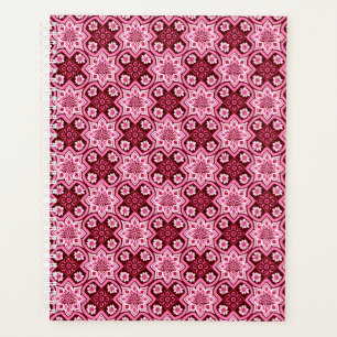 Vintage Boho Chic Floral Pattern Planner