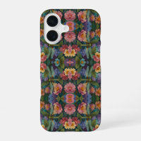 Vintage boho chic pastel floral garden dragonfly