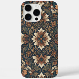 Vintage Boho Damask Floral Medallion Pattern iPhon iPhone 16 Pro Max Case