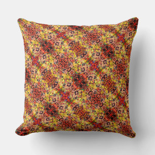 Vintage boho ethnic pattern cushion