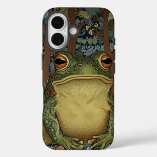 Vintage boho forest frog iPhone 16 case