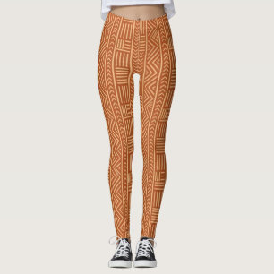 Vintage Boho Geometric Leggings