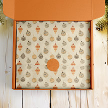 Vintage Boho Sage and Tan Holiday Ornaments 