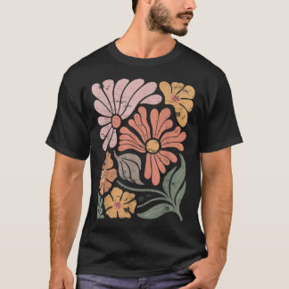 Vintage Boho Wildflower Graphic T-Shirt