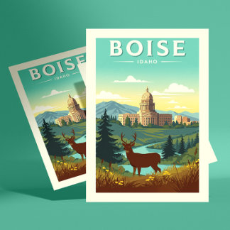 Vintage Boise Idaho Postcard