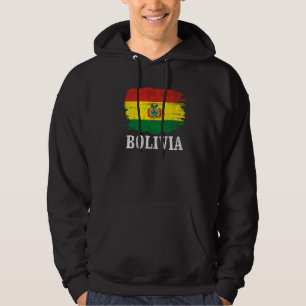 Vintage Bolivia Flag For Bolivian Hoodie