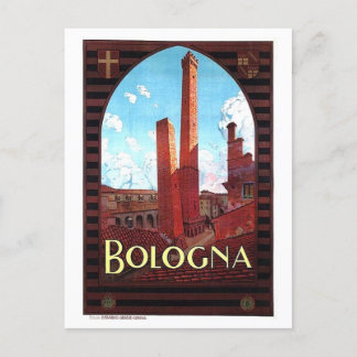 Vintage Bologna Italy Travel Postcard