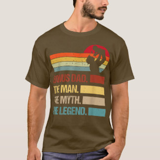 Vintage Bonus Dad Man Myth Legend Family Matching T-Shirt