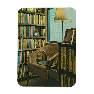 Vintage book artwork magnet