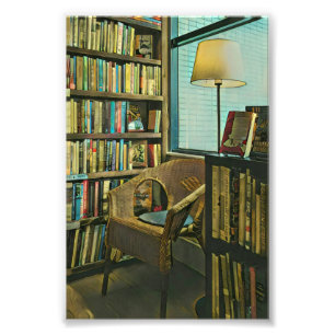Vintage book artwork photo print