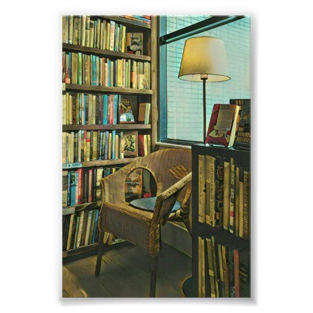 Vintage book artwork photo print (Front)