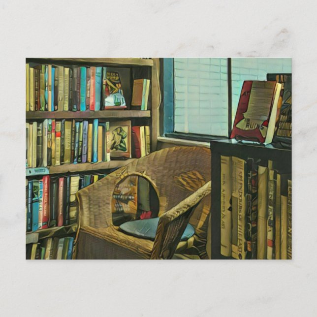 Vintage book artwork postcard (Front)