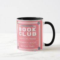 Vintage Book Club Typography Pink