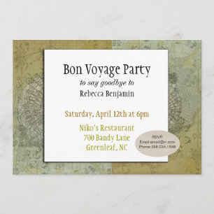 Vintage Book Cover Invitation