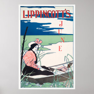 Vintage Book Cover Poster