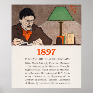 Vintage Book Cover Poster