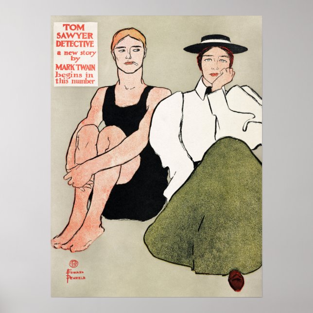 Vintage Book Cover Poster (Front)