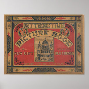 Vintage Book Cover Poster