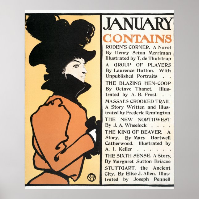 Vintage Book Cover Poster (Front)