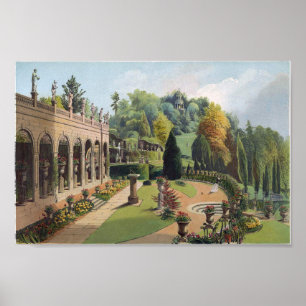 Vintage Book Illustration Poster