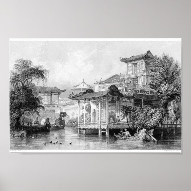 Vintage Book Illustration Poster (Front)