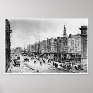 Vintage Book Illustration Poster