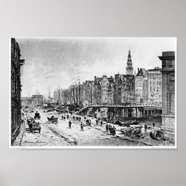 Vintage Book Illustration Poster (Front)