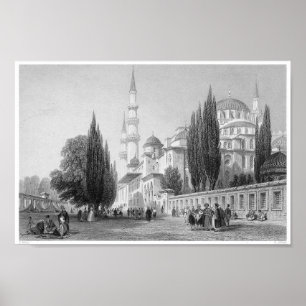 Vintage Book Illustration Poster