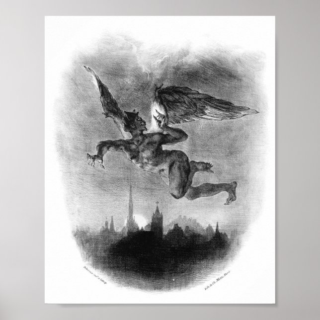 Vintage Book Illustration Poster (Front)