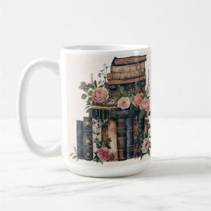 Vintage Book Image Mug   Customisable Text