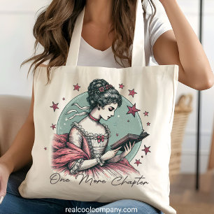 Vintage Book Lover Tote – One More Chapter Please