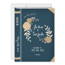 Vintage Book Save the Date