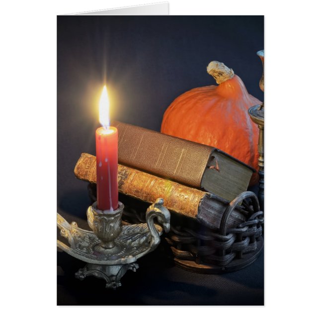 Vintage books and hourglass (Front)