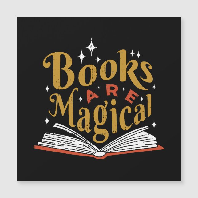 Vintage Books Are Magical (Front)