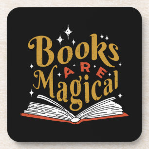 Vintage Books Are Magical Coaster