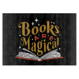 Vintage Books Are Magical Cutting Board
