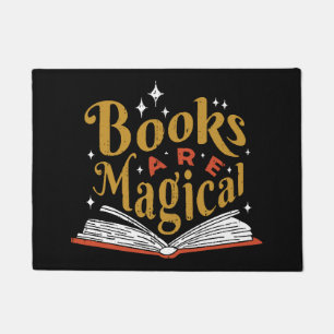 Vintage Books Are Magical Doormat