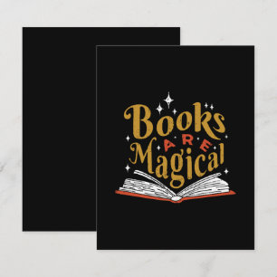 Vintage Books Are Magical Enclosure Card